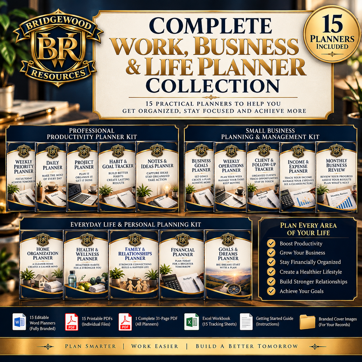 Complete Work, Business & Life Planner Collection