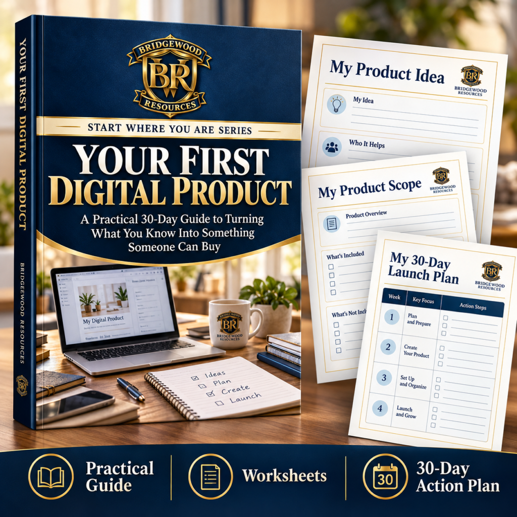Your First Digital Product